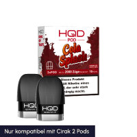 HQD Cirak 2 Pods 18mg/ml - Cola Splash