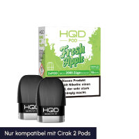 HQD Cirak 2 Pods 18mg/ml - Fresh Apple