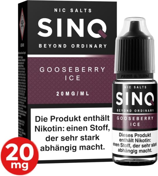 SINQ Liquid Gooseberry Ice 20mg/ml
