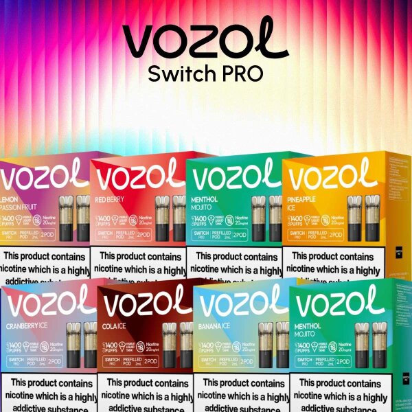 Vozol Switch Pro Pod - Alle Sorten