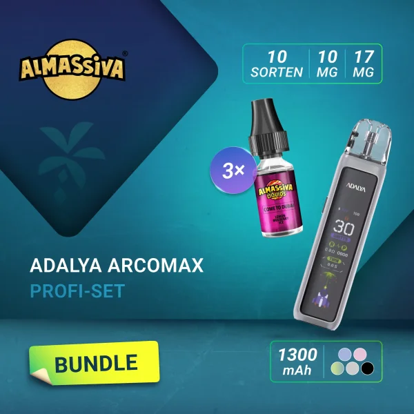 Almassiva Profi-Set - 3x Liquid + ArcoMax E-Zigarette