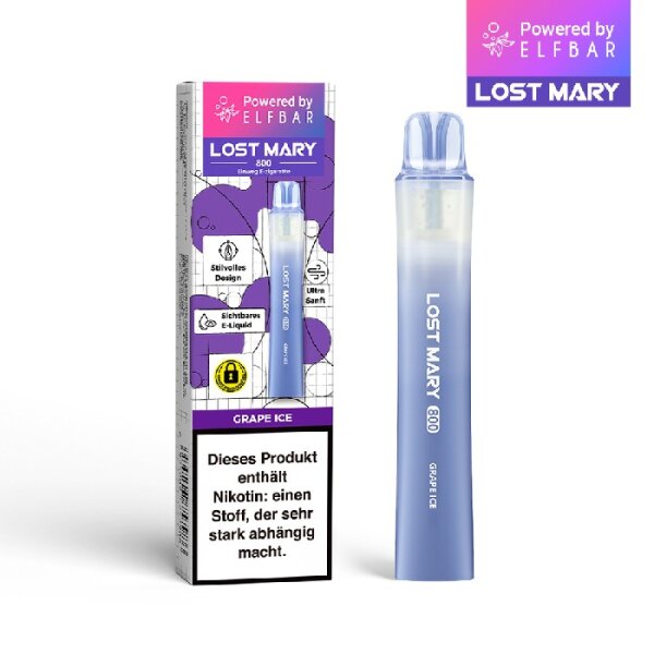 Lost Mary LM800 - Grape Ice 20mg