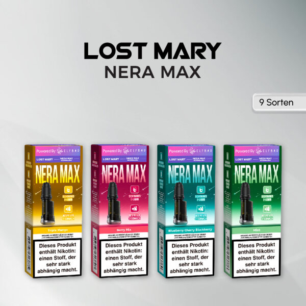 Lost Mary Nera Max Refill Container - Alle Sorten