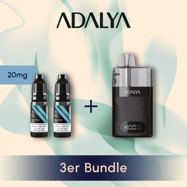 Adalya Levo Device + 2x Adalya Liquid Grape Berry 20mg/ml