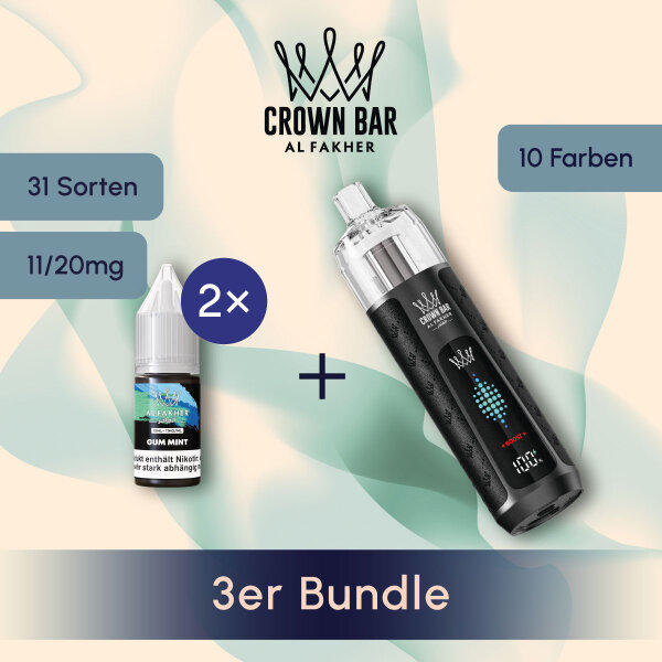 Al Fakher Refill Pro + 2x Al Fakher Liquid Bundle