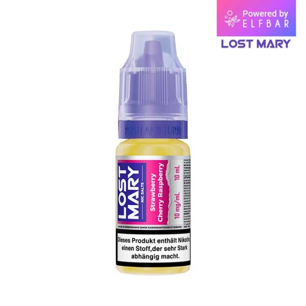 Lost Mary NicSalts - Strawberry Cherry Raspberry 10mg