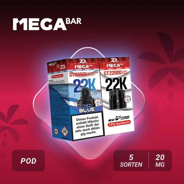 7Days x Megabar Pod-Set - Alle Sorten 20mg