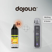 Dojoliq Profi-Set - 3x Liquid + ArcoMax E-Zigarette