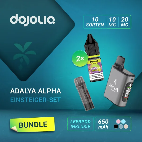Dojoliq Einsteiger-Set - 2x Liquid + Alpha Gerät (inkl. Leerpod)