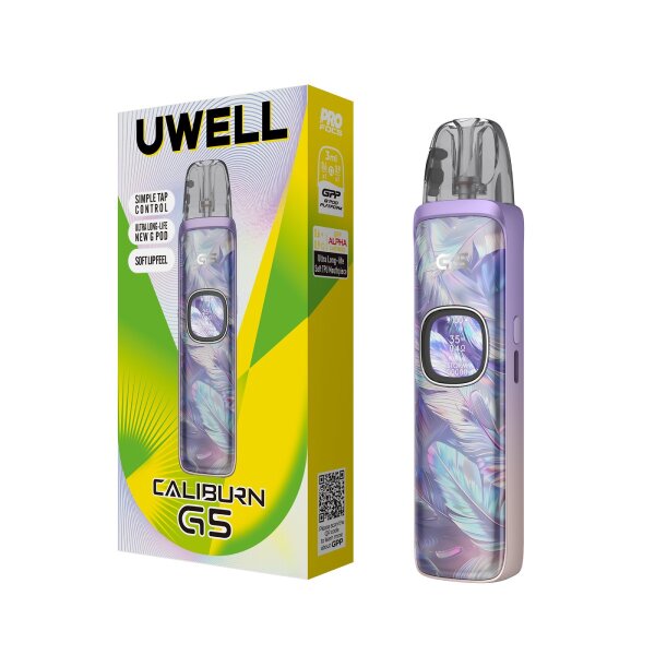 Uwell Caliburn G5 Pod Kit - Aurora Feathers